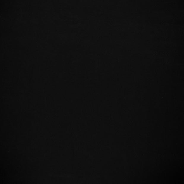 Cotton Poplin GOTS organic fabric Black matte 