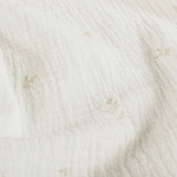 Muslin fabric Twigs Off White