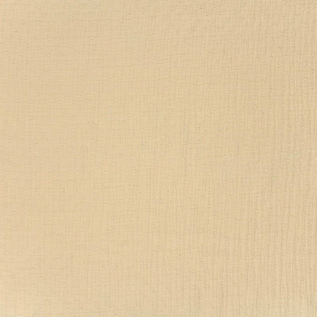 Muslin fabric Off White matte 