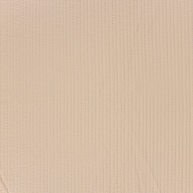 Rib Jacquard fabric Beige texturized 