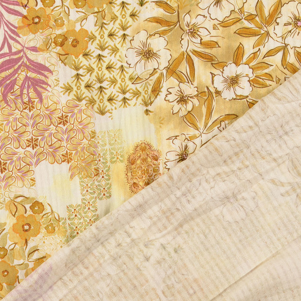 Cotton Poplin fabric Brown 