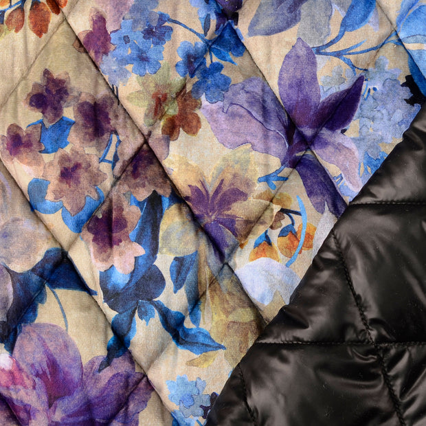 fabric Cobalt digital printed 