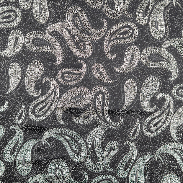  fabric Paisley Black