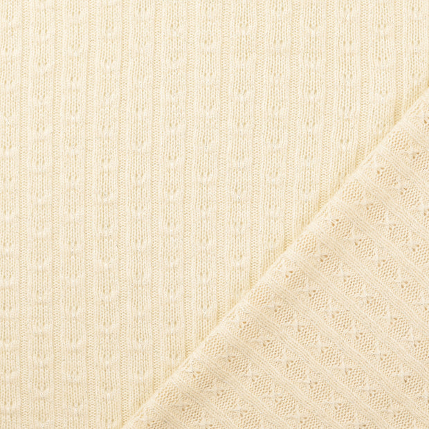 Heavy Knit fabric Nude Lurex 