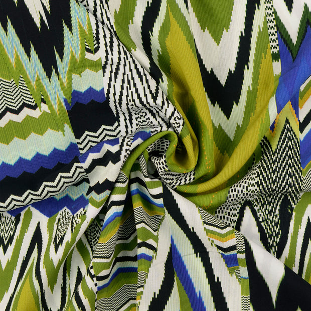 Viscose Poplin stof Multicolor 