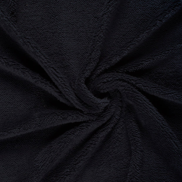 Sherpa Fleece fabric Navy 