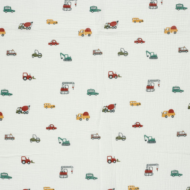 Muslin fabric Off White matte 