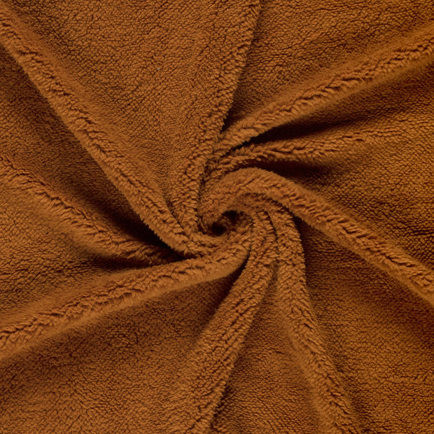Sherpa Fleece fabric Caramel 