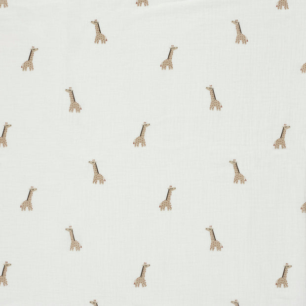 Muslin fabric Off White matte 