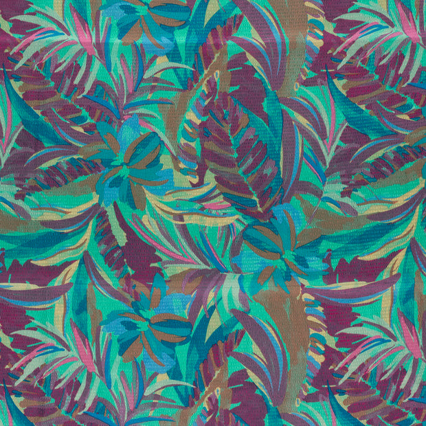 Polyester Bubble fabric Dark Mint silk matte 