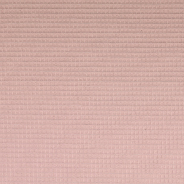 Waffle piqué fabric Light Pink 
