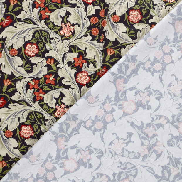 Panama fabric Flowers digital printed 