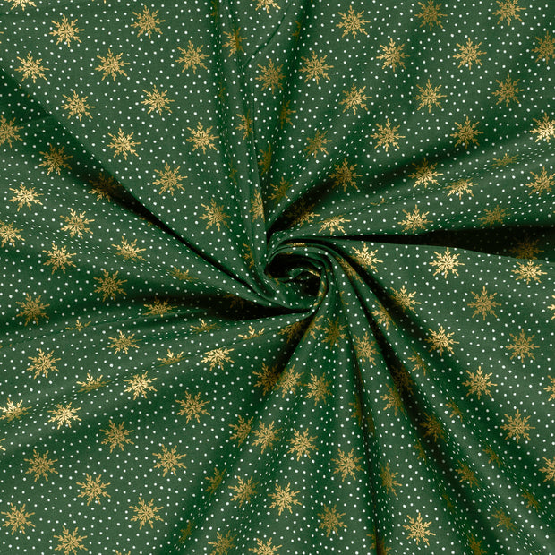 Cotton Poplin fabric Green 