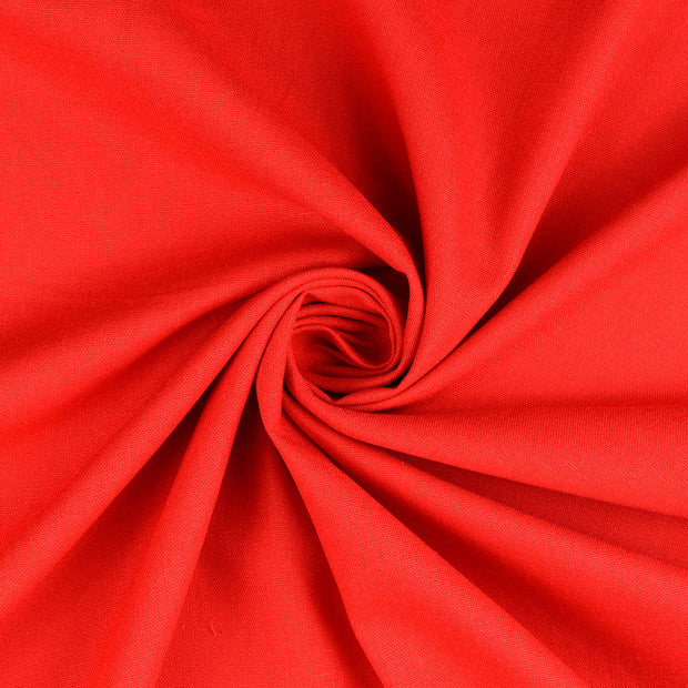 Linen fabric Red 