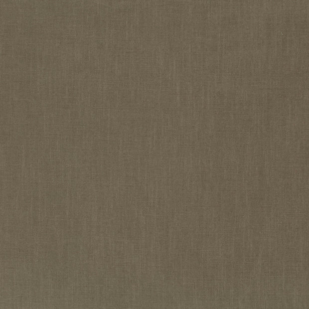 Linen fabric Taupe Grey matte 