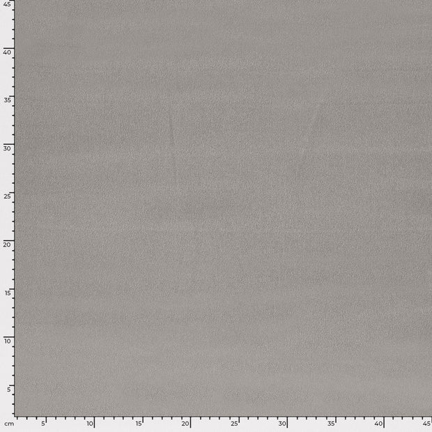 Satin Velvet fabric Unicolour Light Grey
