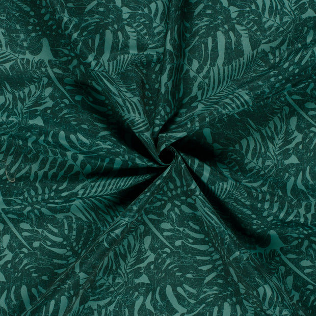Swimshort water repellent recycled fabric Petrol digital printed 