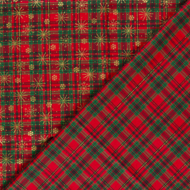 Cotton Poplin fabric Christmas 