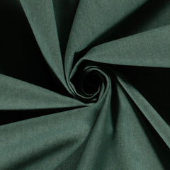 Linen Look printed Unicolour Petrol
