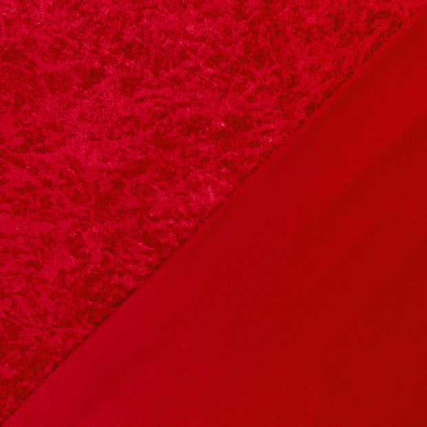 Velours fabrik Uni crushed 