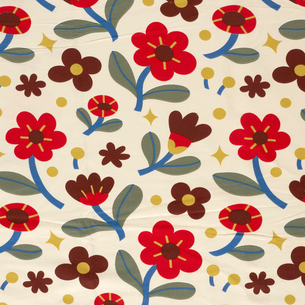 French Terry fabric Beige matte 