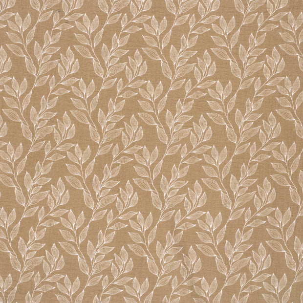 Muslin fabric Beige matte 