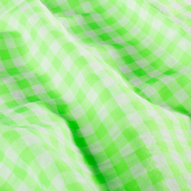 Cotton Poplin fabric Unicolour Neon Green