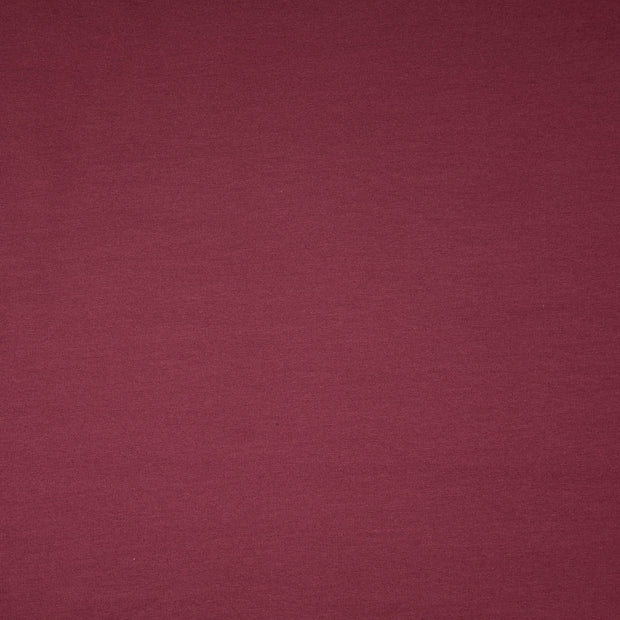 French Terry fabric Unicolour Wine red
