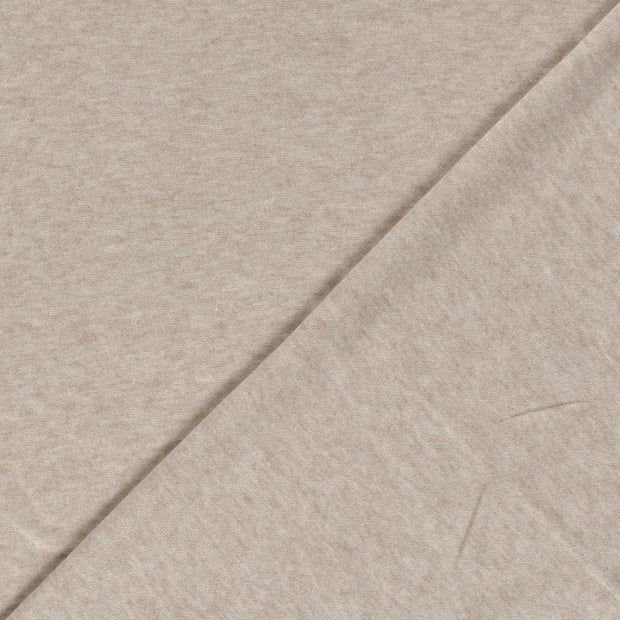 Heavy Knit fabric Melange brushed 