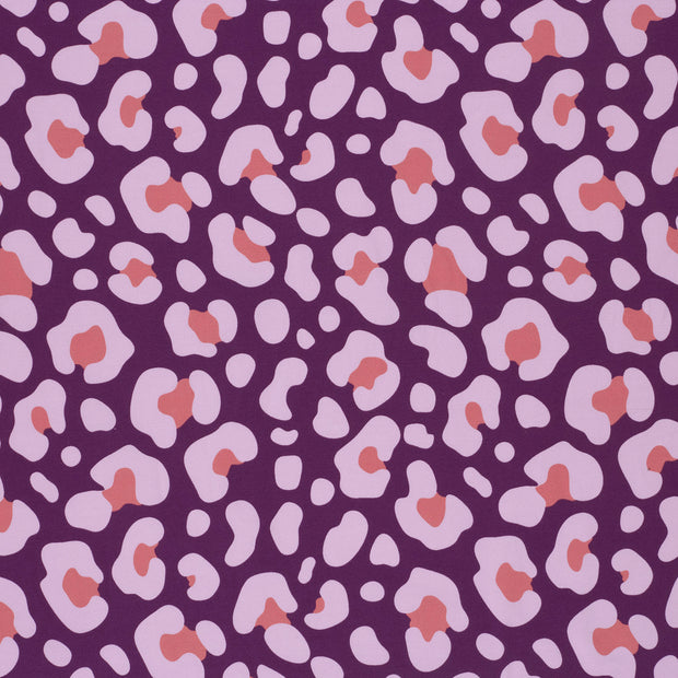 Jersey fabric Purple soft 