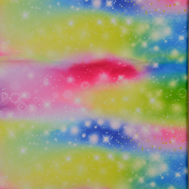 Power Stretch fabric Stars Multicolor