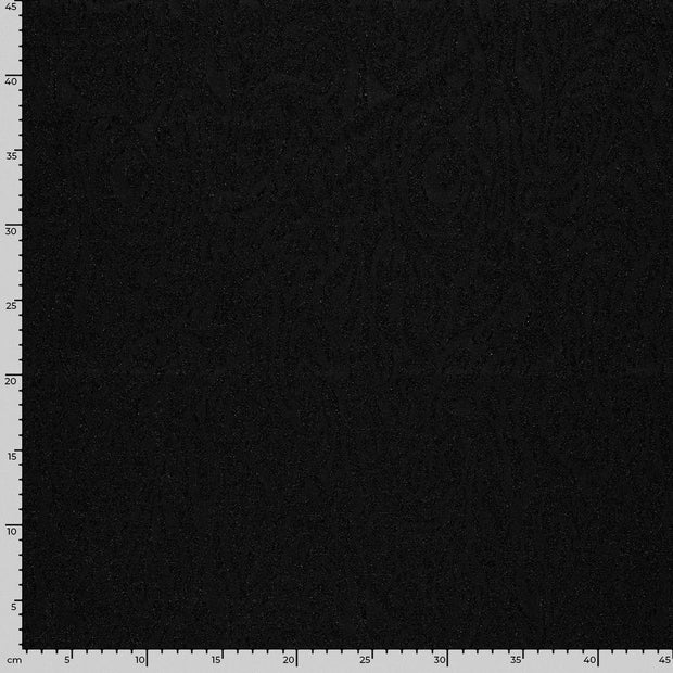 Jacquard fabric Abstract Black