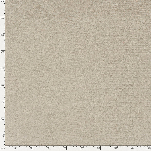 Wellness Fleece fabrik Uni Beige