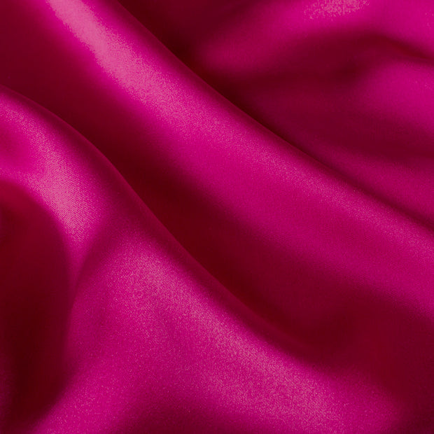Satén tela Unicolor Fucsia