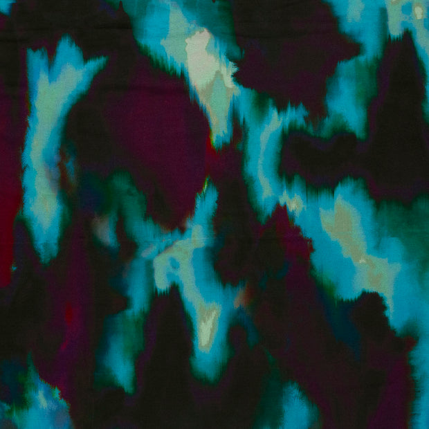 Viscose Vortex Jersey fabric Dark Green matte 