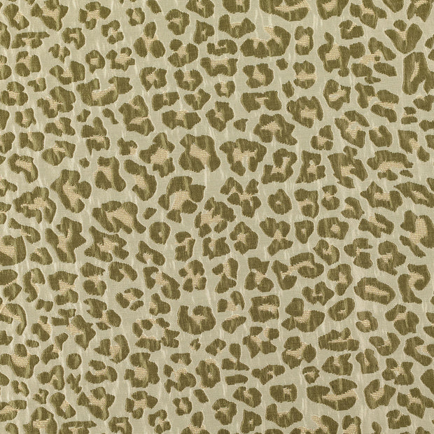 Jacquard fabric Animals Olive Green