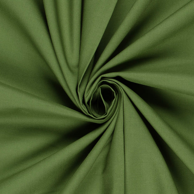 Cretonne Premium fabric Unicolour Olive Green
