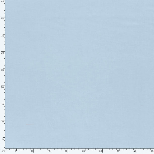 Cretonne tissu Unicolore Bleu bébé