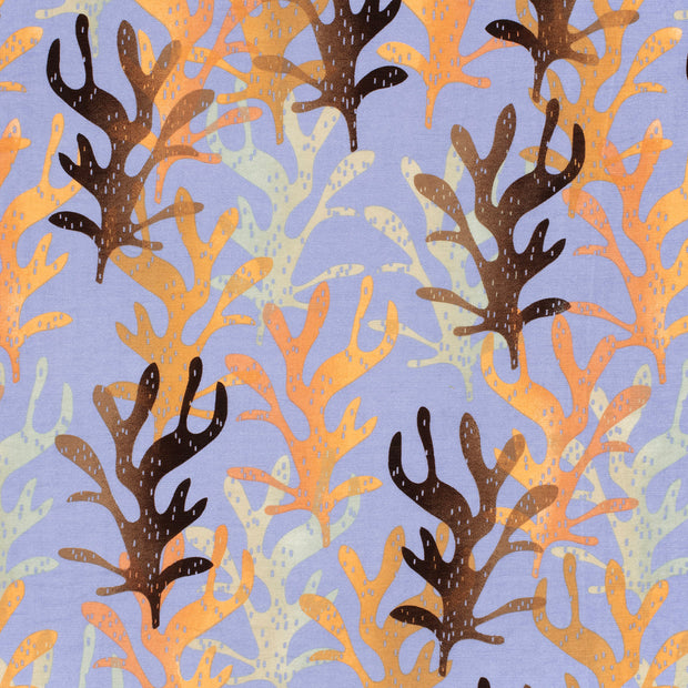 Viscose Nylon Twill fabric Lila matte 