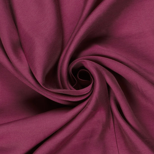 Viscose Nylon Twill fabric Unicolour Magenta