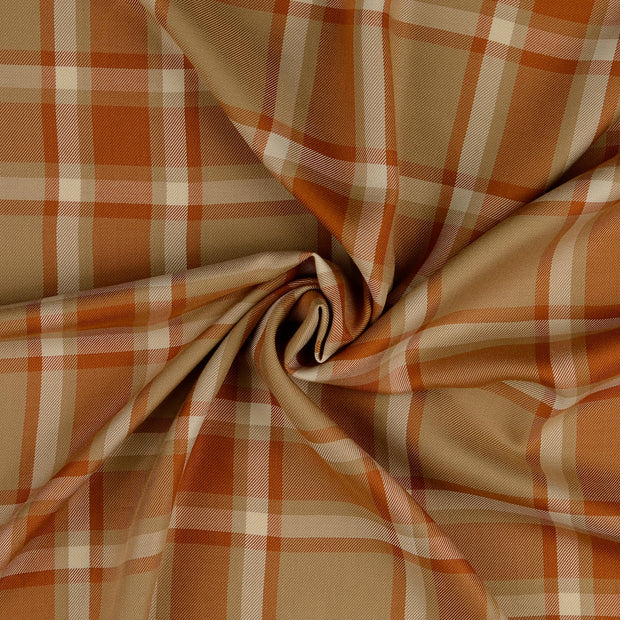 Viscose Poplin fabric Beige 