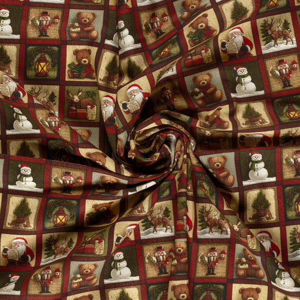 Cotton Poplin fabric digital printed 