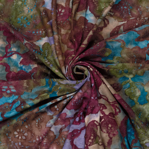 Jacquard fabric printed 