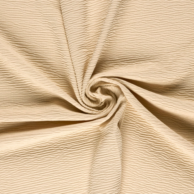 Knitted fabric Beige dyed 