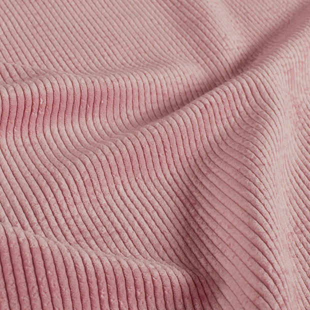 Corduroy 4.5w fabric Unicolour Old Pink