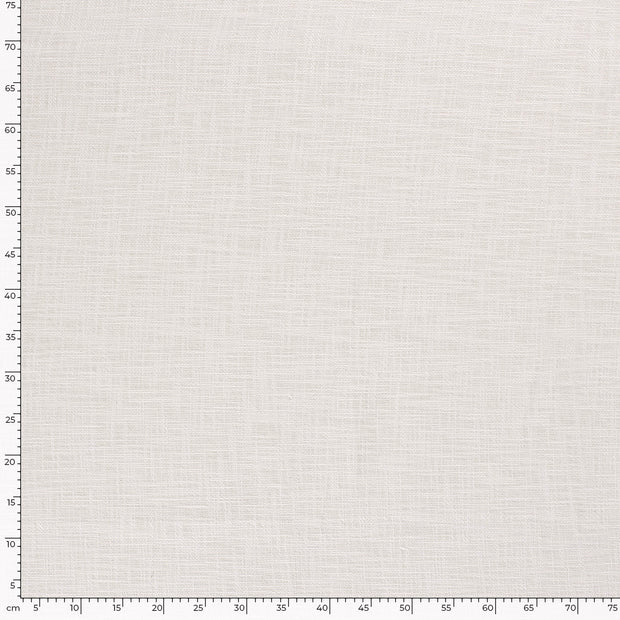 Heavy Cotton Slub fabric Unicolour White