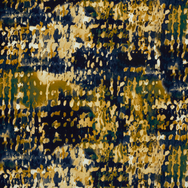 Viscose Vortex Jersey fabric Navy matte 
