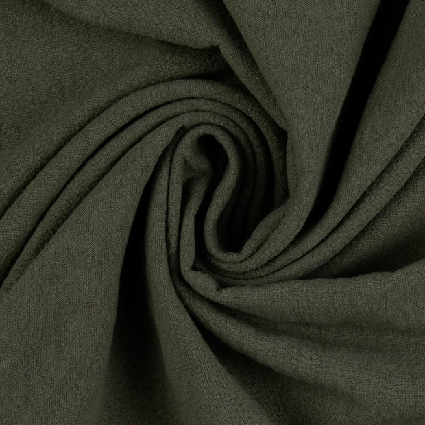 Cotton Poplin fabric Olive Green 