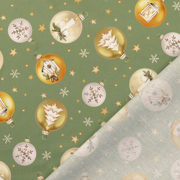 Cotton Poplin fabric Green 