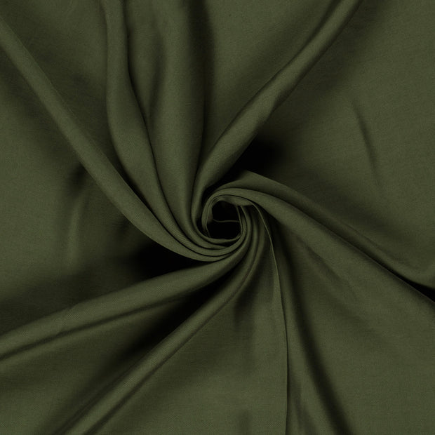 Viscose Nylon Twill fabric Dark Green 